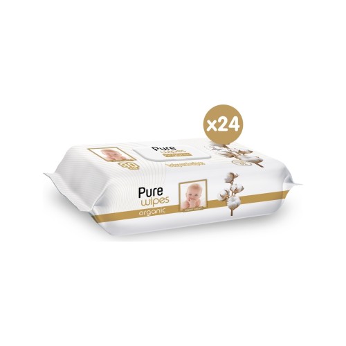 Pure Baby Islak Mendil Organik 90 lı x 24 Adet
