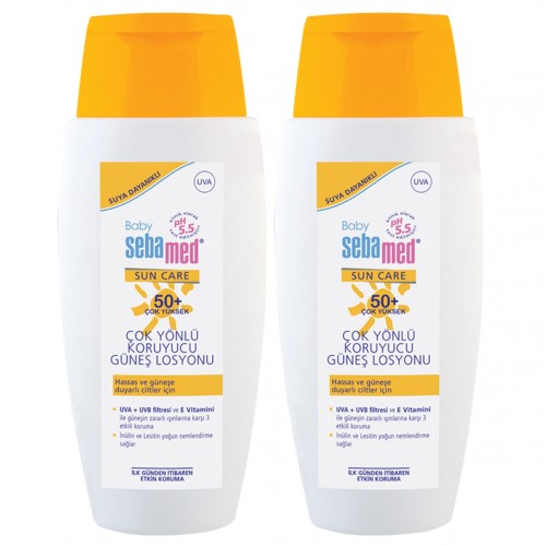 Sebamed Bebe Güneş Losyonu Spf 50+ 150ml x 2 Adet