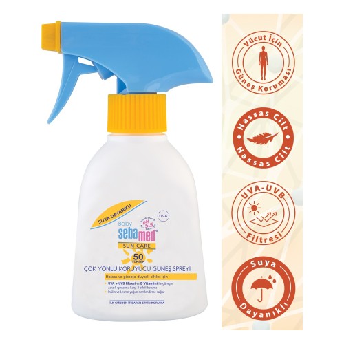 Sebamed Bebe Güneş Spreyi Spf 50 200 ml
