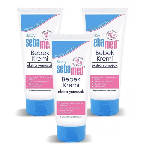 Sebamed Bebe Kremi 200 ml x 3 Adet