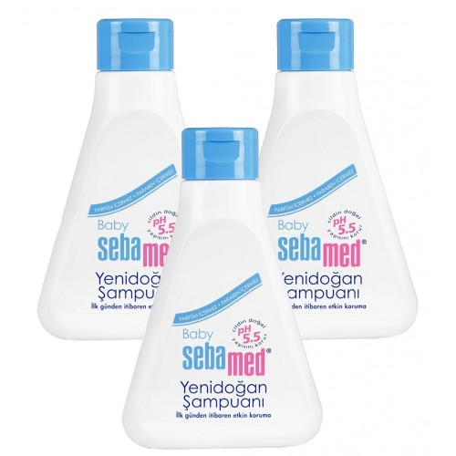 Sebamed Bebe Yenidoğan Şampuanı 250 ml x 3 Adet