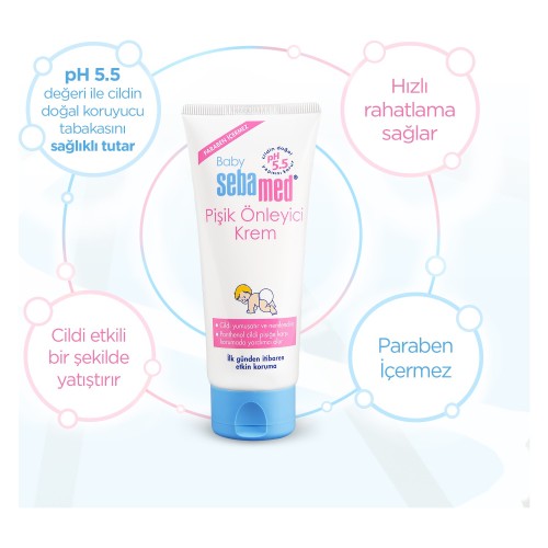 Sebamed Bebek Pişik Önleyici Krem 100 ml Sebamed Bebek Pişik Önleyici Krem 100 ml