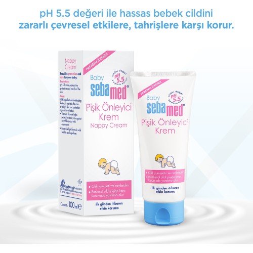 Sebamed Bebek Pişik Önleyici Krem 100 ml Sebamed Bebek Pişik Önleyici Krem 100 ml