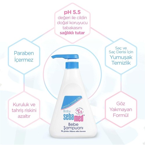 Sebamed Yenidoğan Bebek Şampuanı 500 ml Sebamed Yenidoğan Bebek Şampuanı 500 ml