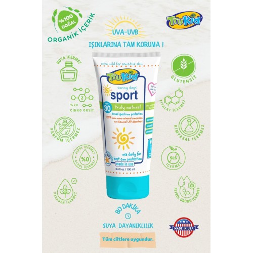 Trukid Sport Suya Dayanıklı Güneş Kremi 100 ml