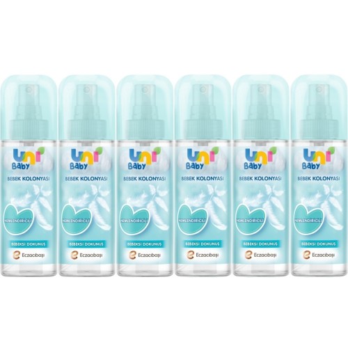 Uni Baby Kolonya Bebeksi Kokular 150 ml x 6 Adet