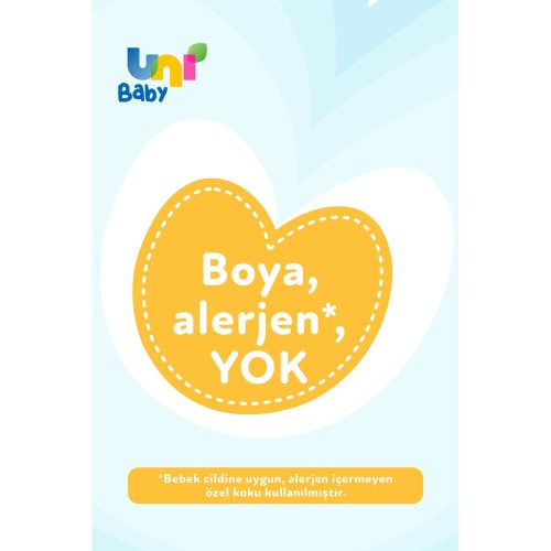 Uni Baby Kolonya Çiçeksi Kokular 150 ml x 3 Adet