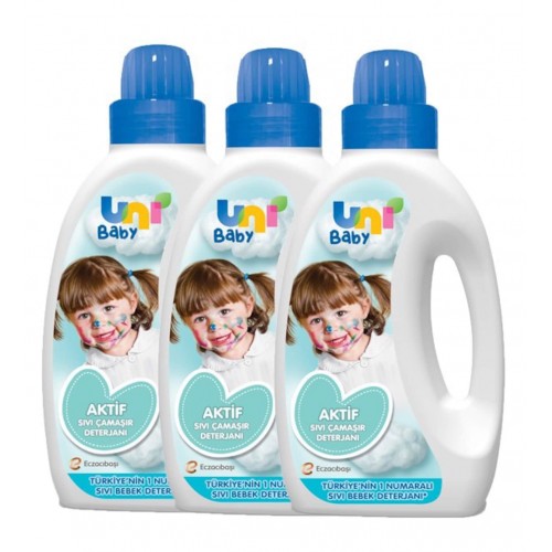 Uni Baby Sıvı Çamaşır Deterjanı 1500 ml x 3 Adet