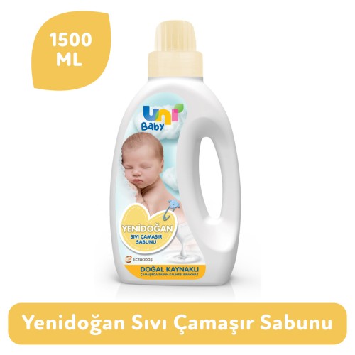 Uni Baby Yenidoğan Çamaşır Sabunu 1500 ml Uni Baby Yenidoğan Çamaşır Sabunu 1500 ml