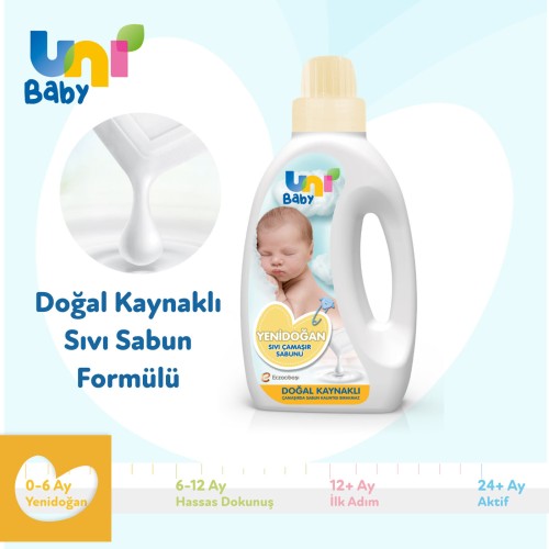 Uni Baby Yenidoğan Çamaşır Sabunu 1500 ml Uni Baby Yenidoğan Çamaşır Sabunu 1500 ml