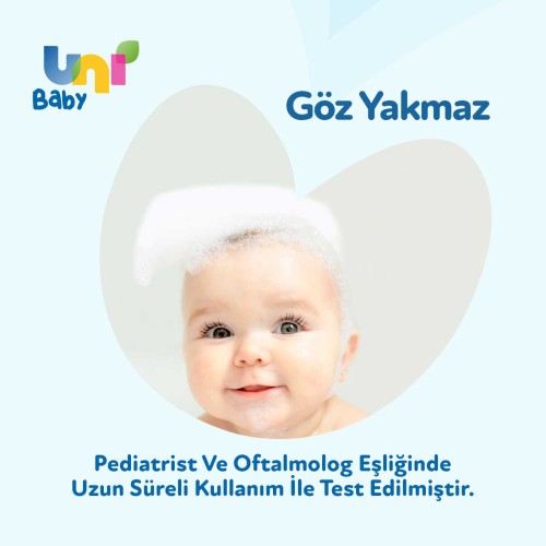 Uni Baby Şampuan Boyasız 900 ml x 4 Adet Uni Baby Şampuan Boyasız 900 ml x 4 Adet