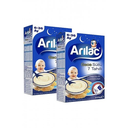 Arılac Instant Ek Gıda 7 Tahıllı Gece 200 gr x 2 Adet