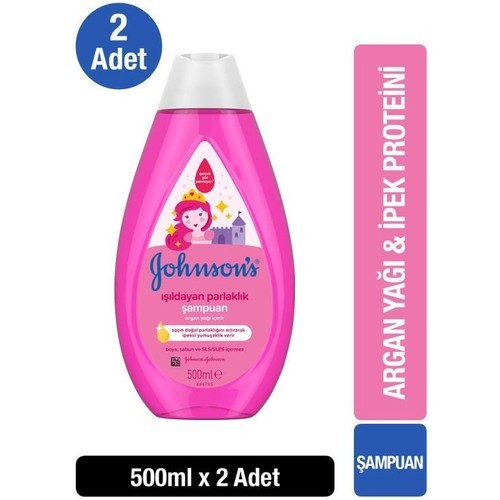 Johnsons Baby Işıldayan Parlaklık Şampuan 500 ml x 2 Adet