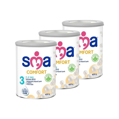 SMA 3 Devam Sütü Comfort 400 gr x 3 Adet