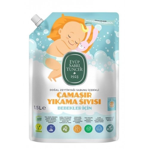 Eyüp Sabri Tuncer Bebek Çamaşır Yıkama Sıvısı 1500 ml