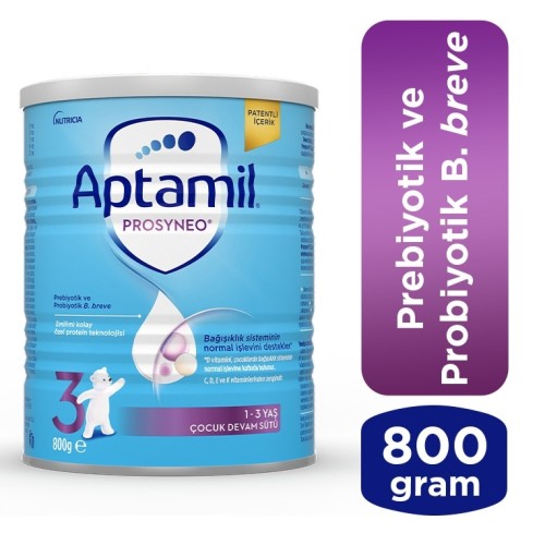 Aptamil 3 Çocuk Devam Sütü Yeni Prosyneo 1+ Yaş 800 gr