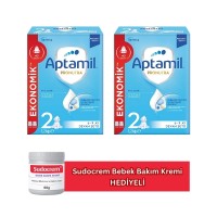 Aptamil 2 Pronutra Devam Sütü 1200 gr x 2 Adet (Sudocrem Hediyeli)