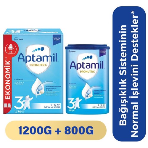 Aptamil 3 Pronutra Devam Sütü 2000 g 9-12 Ay