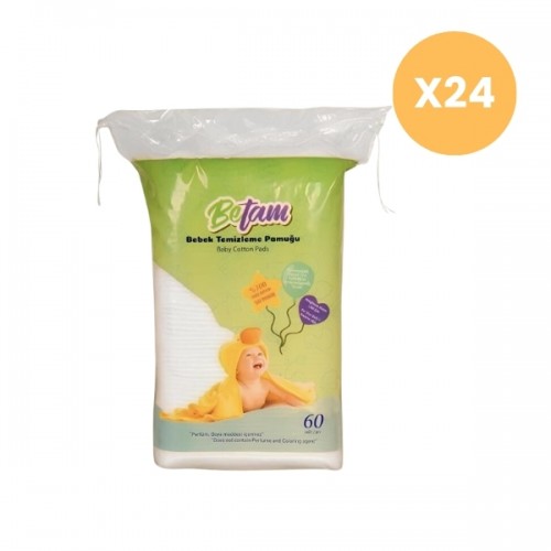 Betam Bebek Temizleme Pamuğu 60 lı x 24 Adet