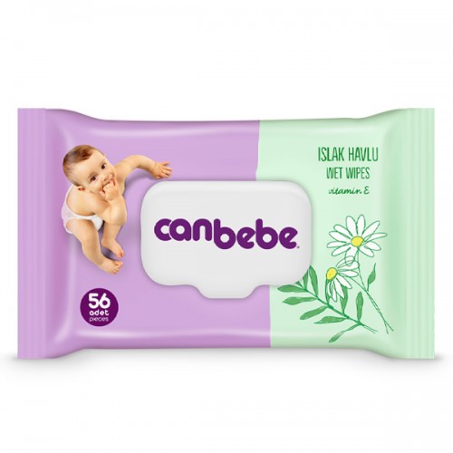 Canbebe Islak Havlu 56 lı