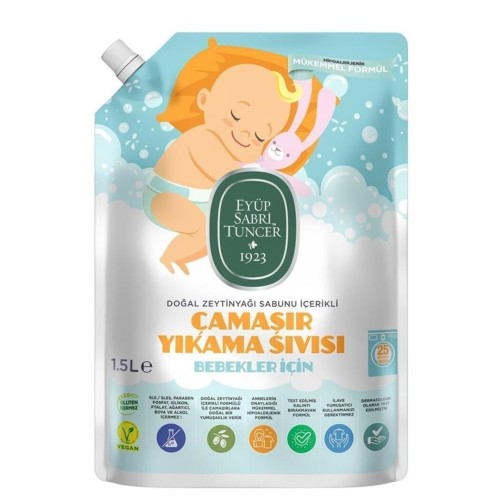 Eyüp Sabri Tuncer Bebek Çamaşır Yıkama Sıvısı 1500 ml