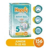 Happy Bebek Bezi 5 No Junior (11-25kg) 156 lı