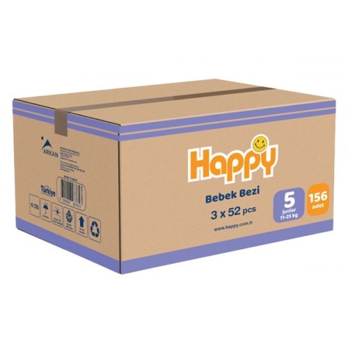 Happy Bebek Bezi 5 No Junior (11-25kg) 156 lı