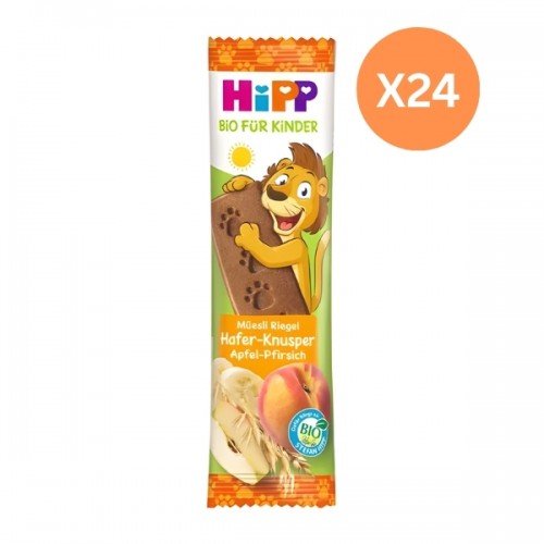 Hipp Organik Şeftali ve Elmalı Meyve Barı 20 gr x 24 Adet