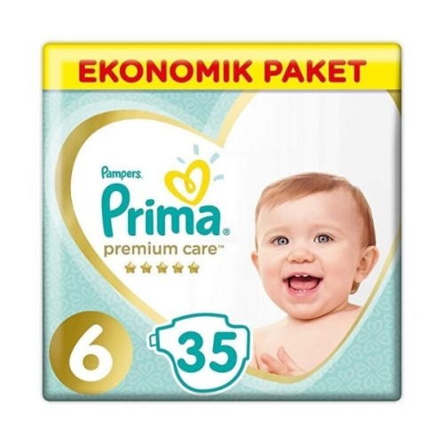 Prima Bebek Bezi Premium Care Ekonomik Paket 6 Beden 35 li Prima Bebek Bezi Premium Care Ekonomik Paket 6 Beden 35 li