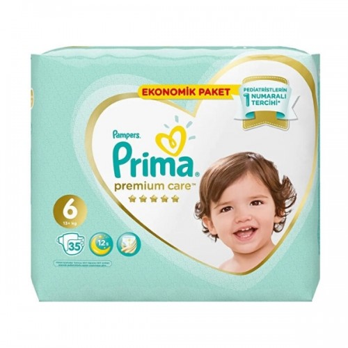 Prima Bebek Bezi Premium Care Ekonomik Paket 6 Beden 35 li Prima Bebek Bezi Premium Care Ekonomik Paket 6 Beden 35 li