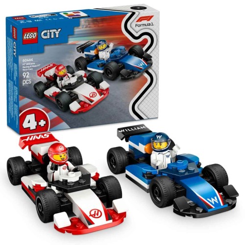 Lego 60464 City F1 Williams Racing ve Haas F1 Yarış Arabaları