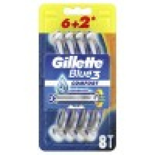 Gillette Blue3 Comfort Kullan At Tıraş Bıçağı 6+2 Adet
