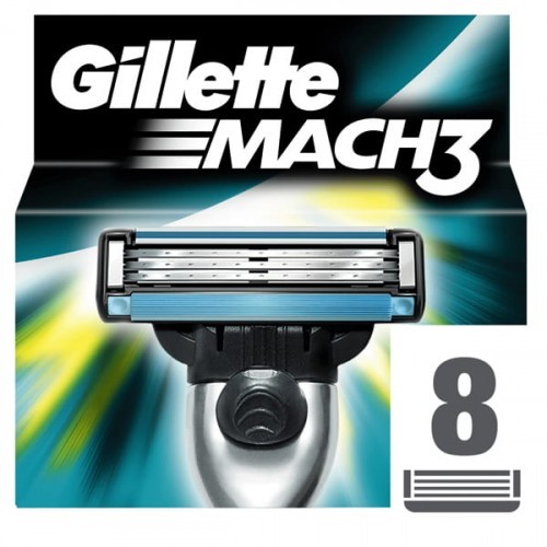 Gillette Mach3 Yedek Tıraş Bıçağı 8li