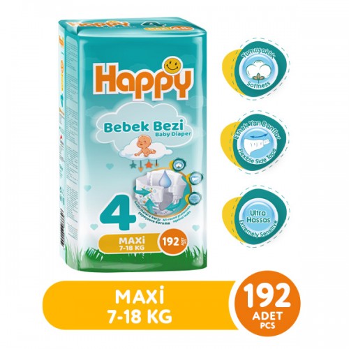 Happy Bebek Bezi Maxi 4 No 192 li