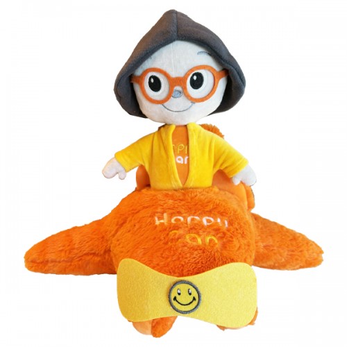 Happy Can Peluş Bebek Ve Uçağı 