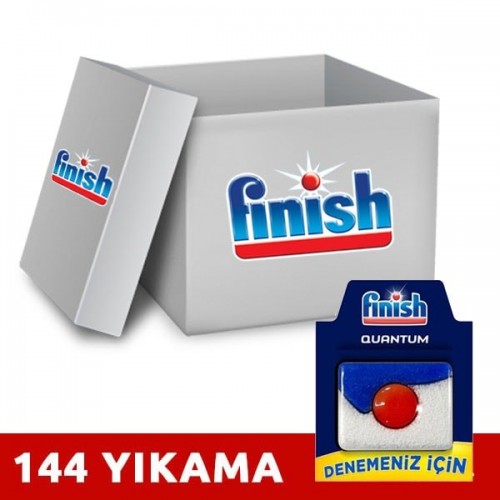 Finish Quantum Bulaşık Makinesi Tableti Tekli x 144 Adet