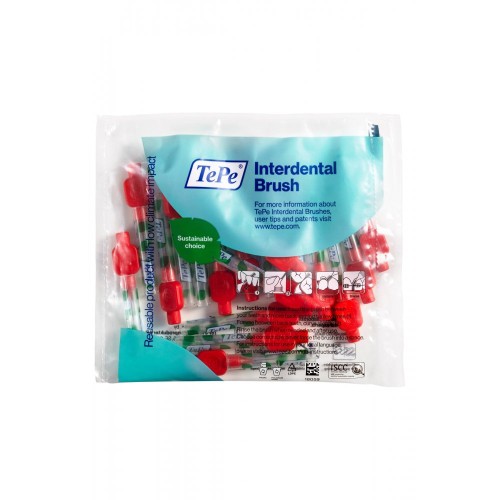 Tepe Interdental Brush 0,5 mm Kırmızı 20 li