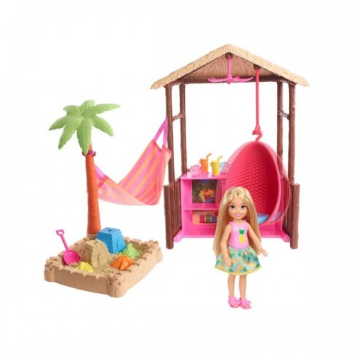 Barbie FWV24 Seyahatte Chelsea nin Kum Eglencesi Oyun Seti