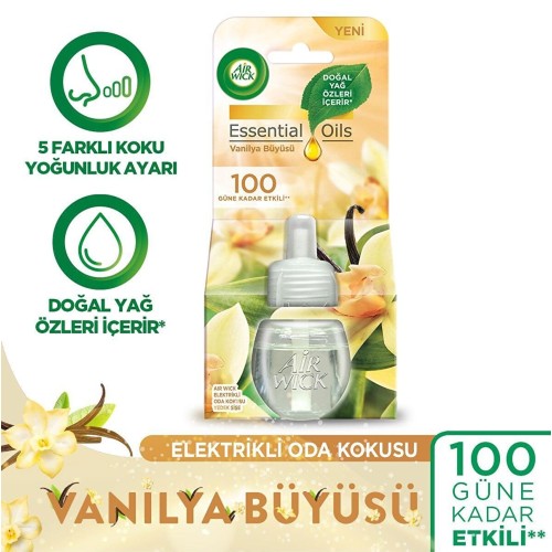 Air Wick Elektrikli Oda Kokusu Yedek Şişe Vanilya Büyüsü