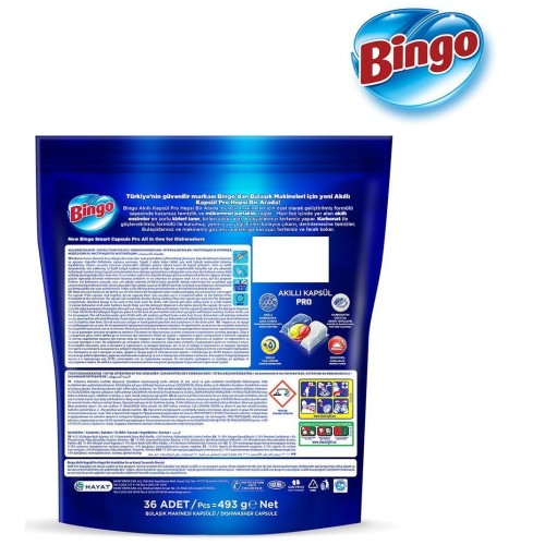 Bingo Akıllı Kapsül Pro Bulaşık Makinesi Deterjanı Tableti 100 lü Bingo Akıllı Kapsül Pro Bulaşık Makinesi Deterjanı Tableti 100 lü