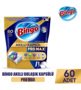Bingo Akıllı Kapsül Pro Max Bulaşık Makinesi Deterjanı Tableti 60 lı