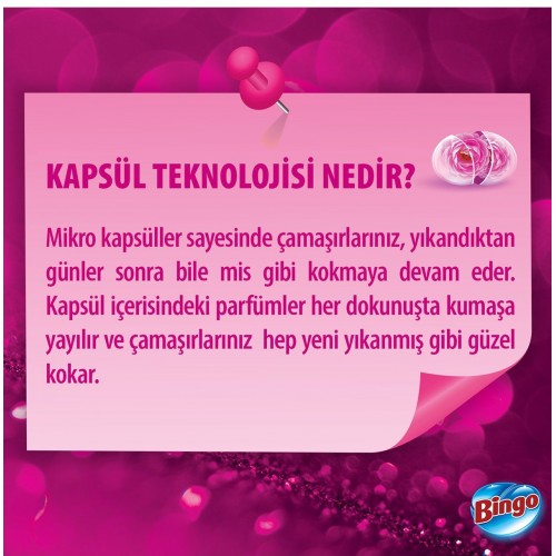 Bingo Soft Konsantre Çamaşır Yumuşatıcısı Begonvil 1440 ml x 6 Adet