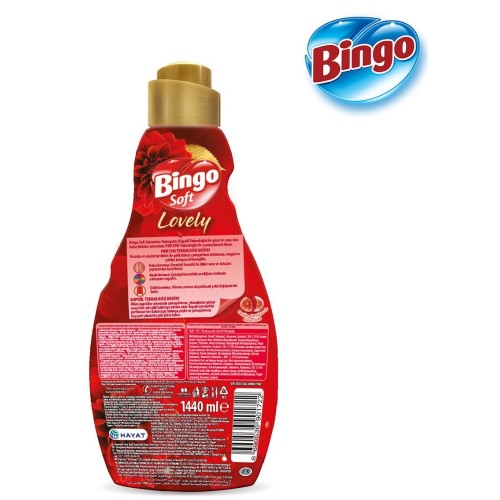 Bingo Soft Konsantre Çamaşır Yumuşatıcısı Lovely 1,44 lt x 2 Adet