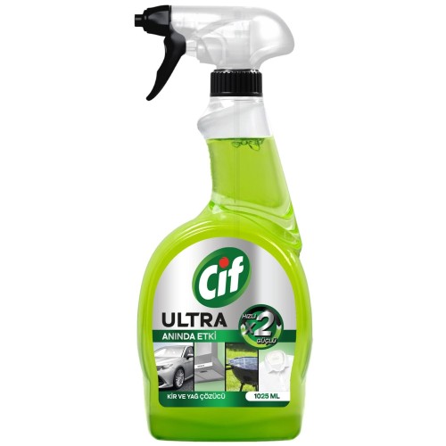 Cif Ultra Anında Etki Kir ve Yağ Çözücü 1025 ml