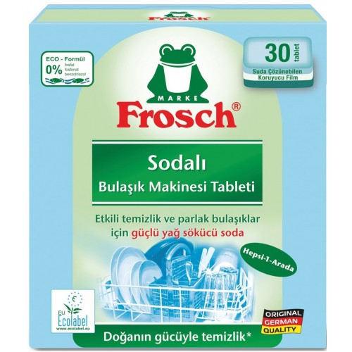 Frosch Sodalı Bulaşık Makinesi Tableti Fosfatsız 30 Tablet