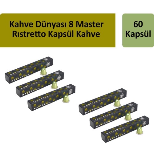 Kahve Dünyası Ristretto Kapsül Kahve 10 lu x 6 Adet Kahve Dünyası Ristretto Kapsül Kahve 10 lu x 6 Adet