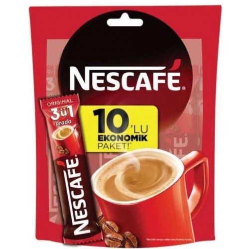 Nescafe 3 ü 1 Arada Orijinal10 lu Paket