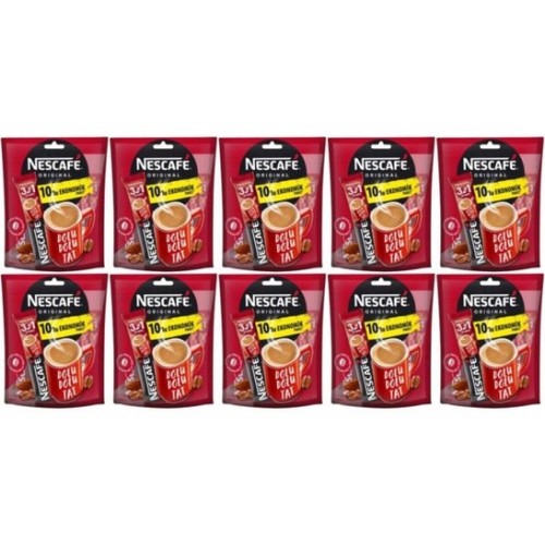 Nescafe 3 ü 1 Arada Orijinal10 lu Paket x 10 Adet
