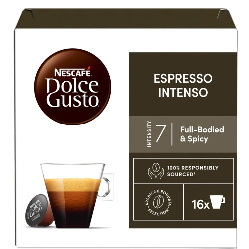 Nescafe Dolce Gusto Coffee Espresso Intenso 16 Kapsül