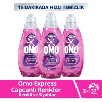Omo Express Fresh Canlı Renkler ve Siyahlar Deterjan 1480 ml x 3 Adet